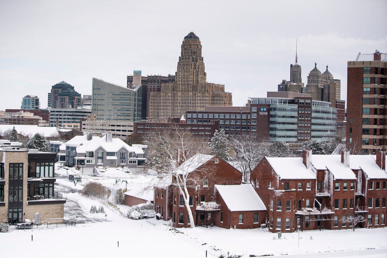 Snowy city